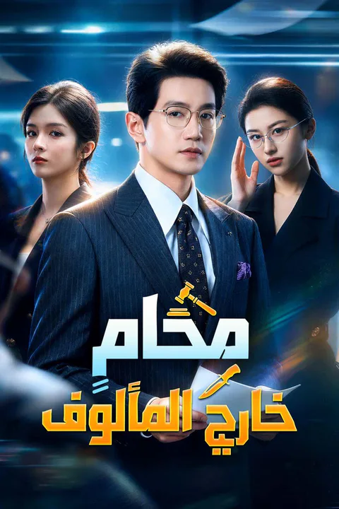 ملصق محامٍ خارج المألوف