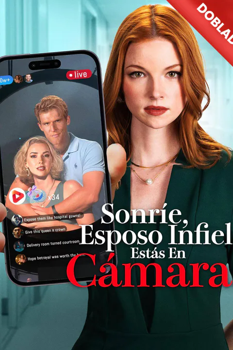 Póster de (Doblado) Sonríe, esposo infiel: estás en cámara.