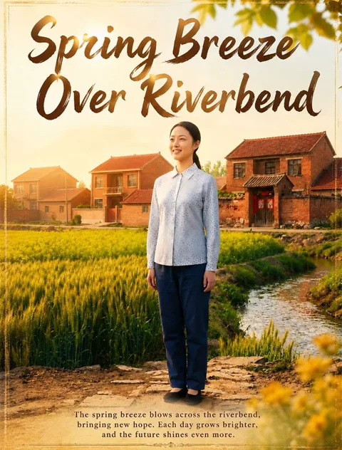 Spring Breeze Over Riverbend poster