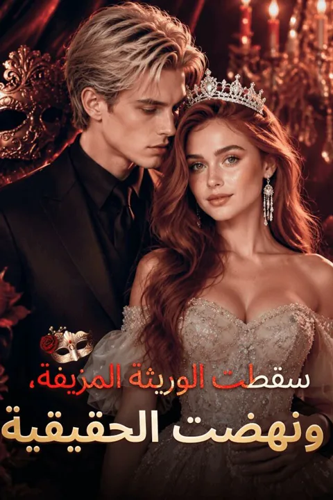 ملصق سقطت الوريثة المزيفة، ونهضت الحقيقية