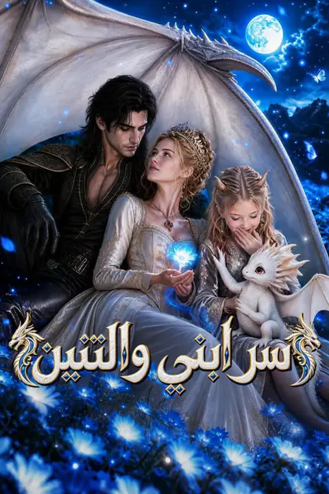 ملصق سر ابني والتنين