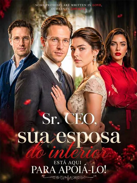 Pôster de Sr. CEO, sua esposa do interior está aqui para apoiá-lo!