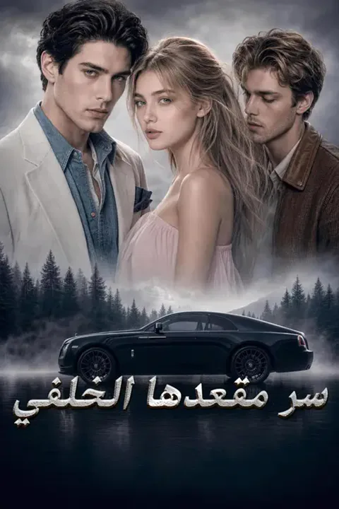 ملصق سر مقعدها الخلفي