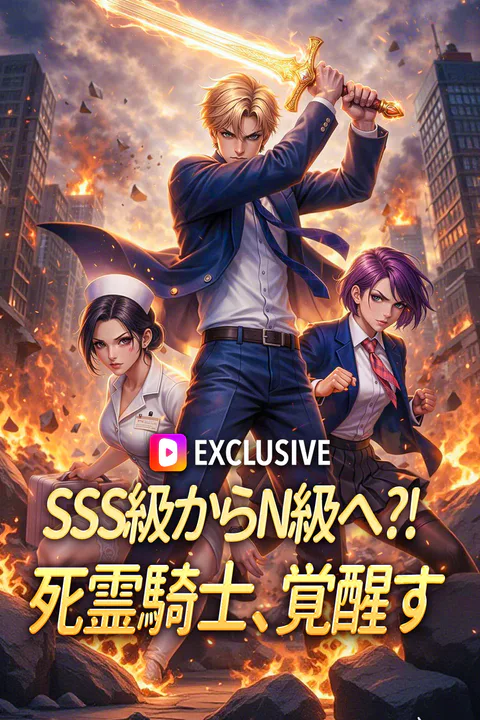 SSS級からN級へ！？死霊騎士、覚醒すのポスター