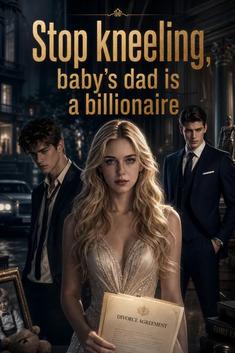 Stop kneeling, baby's dad is a billionaire poster