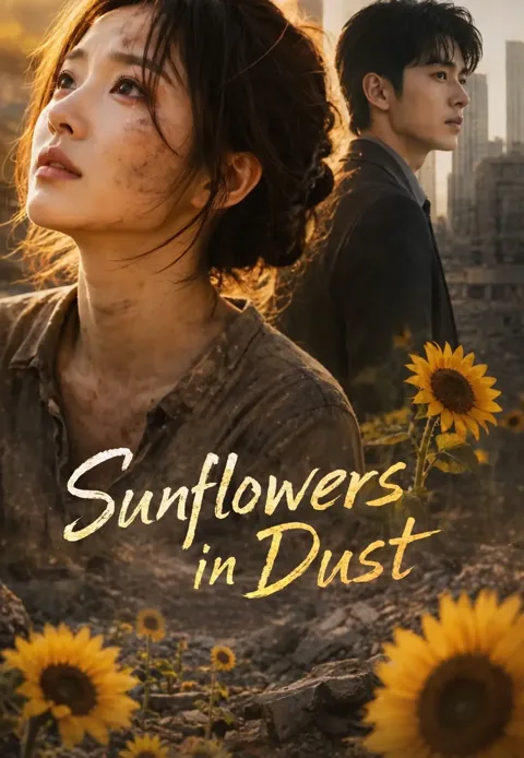 Sunflowers in Dust poster