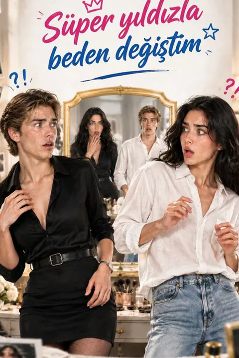 Süper yıldızla beden değiştim afişi