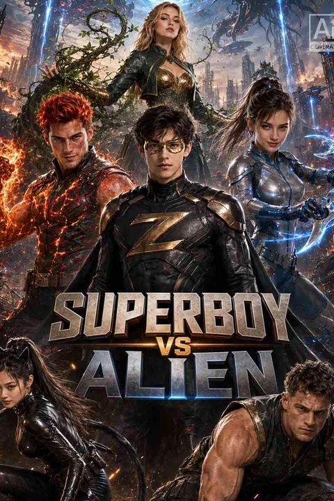 Superboy vs. Alien poster