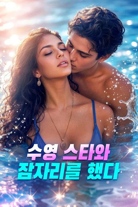 수영 스타와 잠자리를 했다 포스터