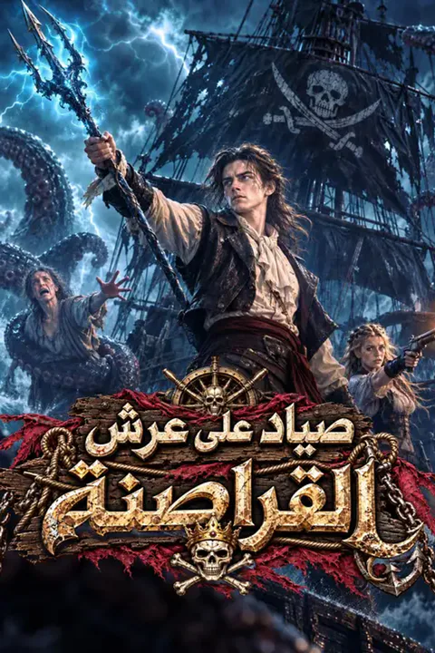 ملصق صياد على عرش القراصنة