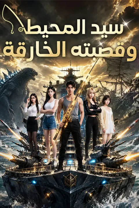 ملصق سيد المحيط وقصبته الخارقة