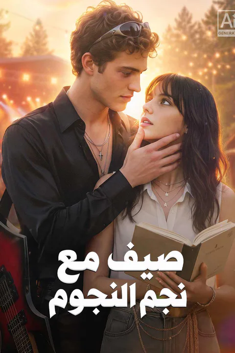 ملصق صيف مع نجم النجوم
