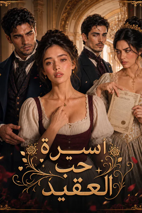 ملصق أسيرة حب العقيد