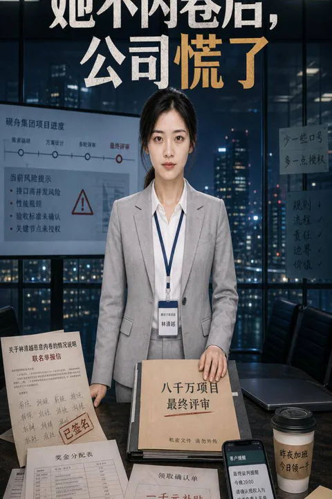 《她不内卷后，公司慌了》海报