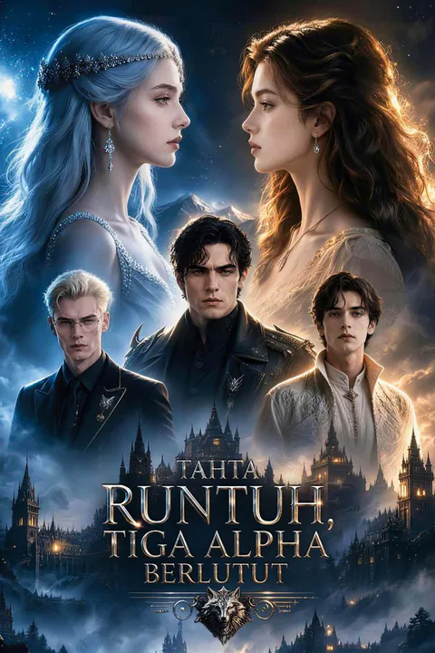 Poster Tahta Runtuh, Tiga Alpha Berlutut