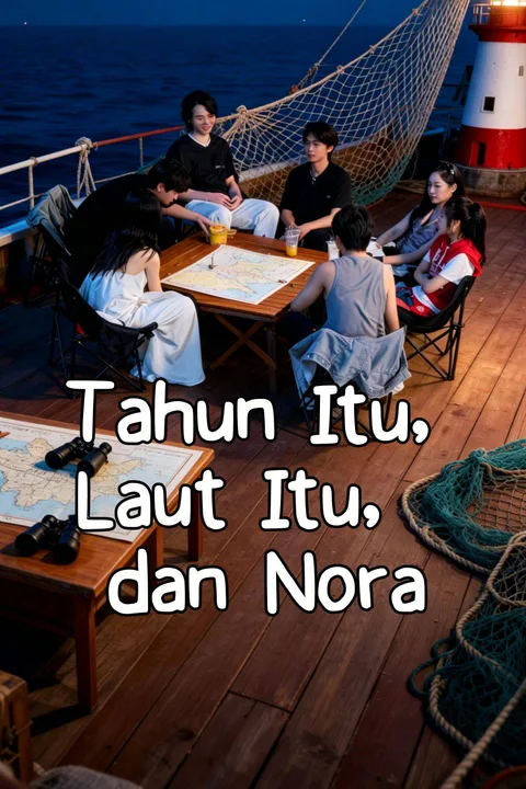 Poster Tahun Itu, Laut Itu, dan Nora