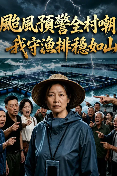 《颱風預警全村嘲，我守漁排穩如山》海報