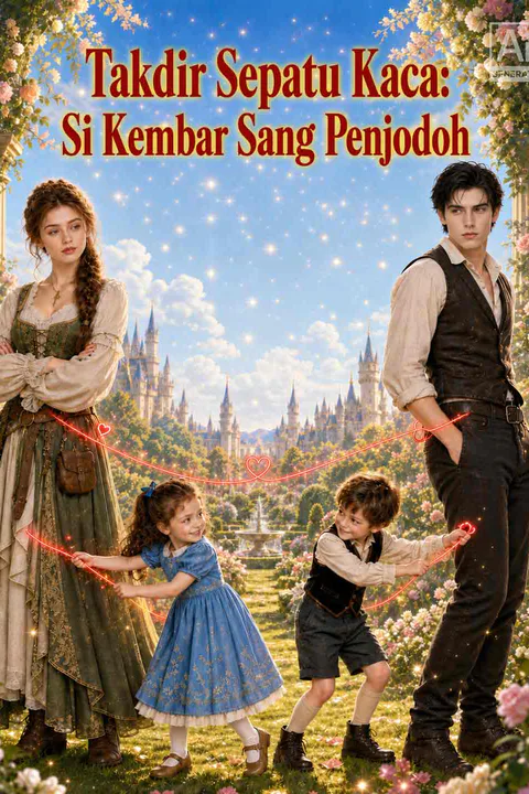 Poster Takdir Sepatu Kaca: Si Kembar Sang Penjodoh