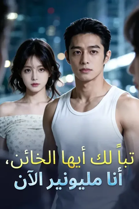 ملصق تباً لك أيها الخائن، أنا مليونير الآن