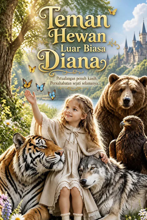 Poster Teman-Teman Hewan Fantastis Diana