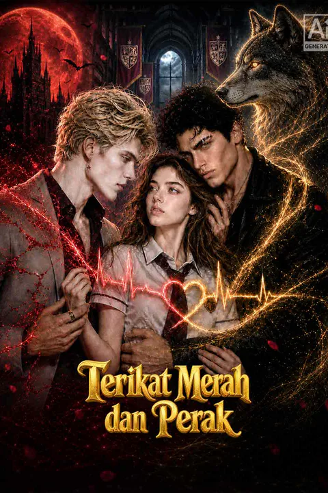 Poster Terikat Merah dan Perak