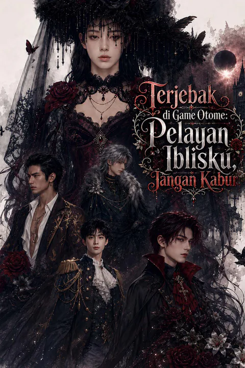 Poster Terjebak di Game Otome: Pelayan Iblisku, Jangan Kabur