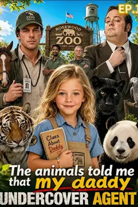 The animals told me that my daddy is an undercover agent poster