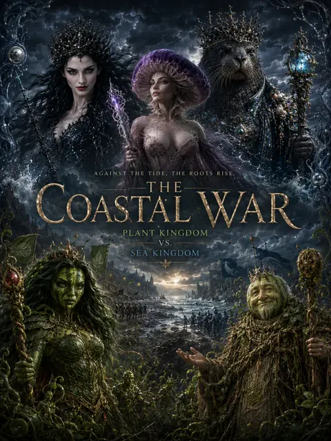 The Coastal War: Plant Kingdom vs. Sea Kingdom poster