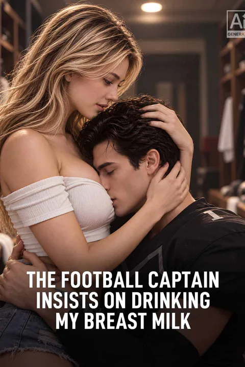 The football captain insists on drinking my breast milk poster