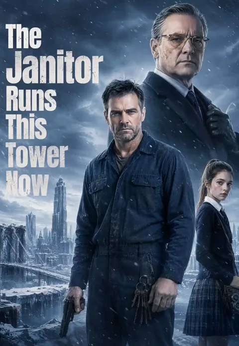 The Janitor Runs This Tower Now poster