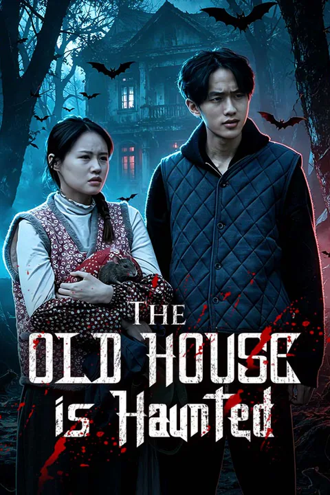 The old house is haunted poster