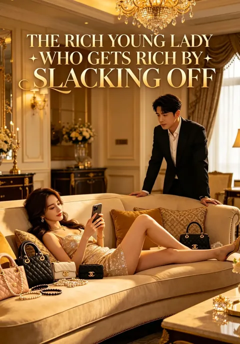 The rich young lady who gets rich by slacking off poster