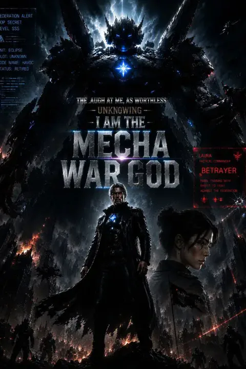 They laugh,As worthless,Unknowing I am THE MECHA GOD poster