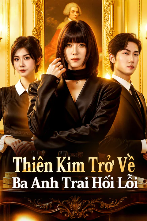 Poster Thiên Kim Trở Về: Ba Anh Trai Hối Lỗi