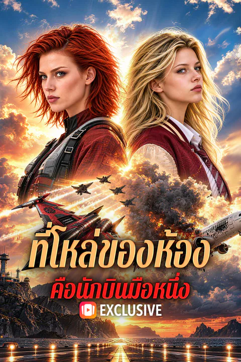 โปสเตอร์ ที่โหล่ของห้อง คือนักบินมือหนึ่ง