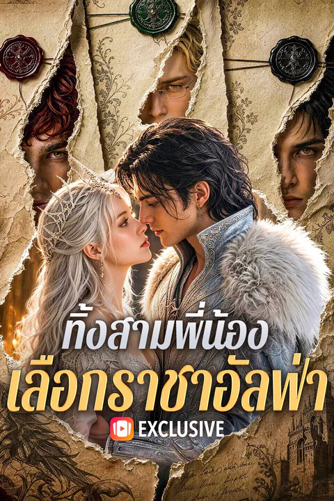 โปสเตอร์ ทิ้งสามพี่น้อง เลือกราชาอัลฟ่า