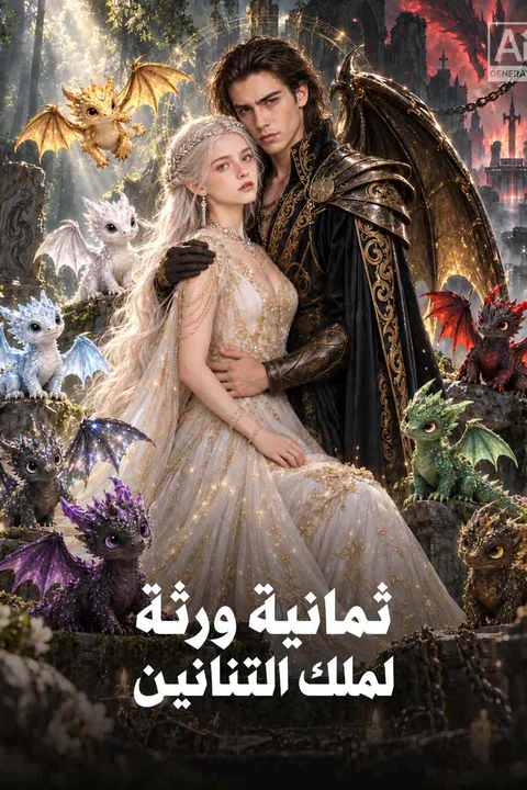 ملصق ثمانية ورثة لملك التنانين