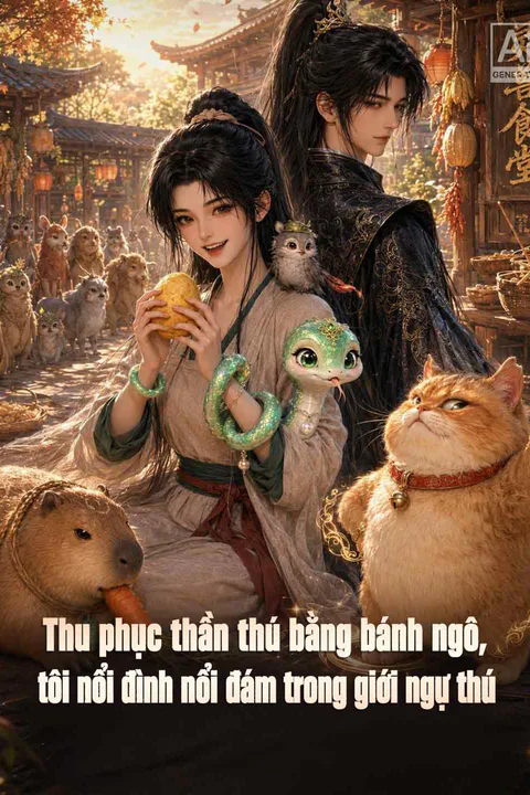 Poster Thu phục thần thú bằng bánh ngô, tôi nổi đình nổi đám trong giới ngự thú