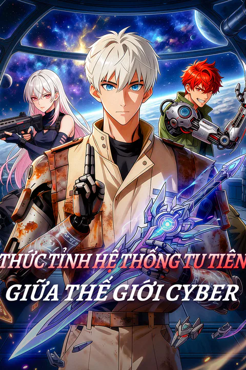 Poster Thức Tỉnh Hệ Thống Tu Tiên Giữa Thế Giới Cyber