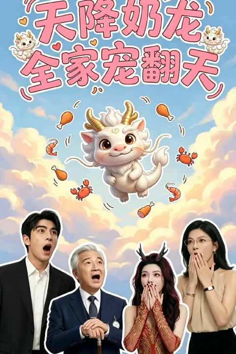《天降奶龍全家寵翻天》海報