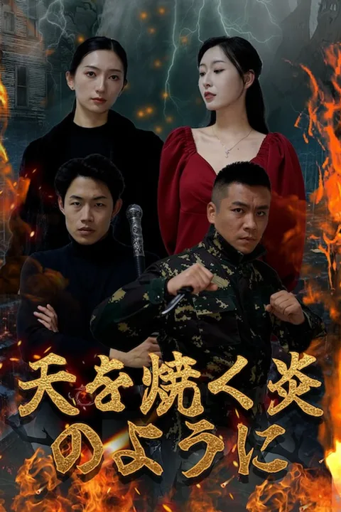 天を焼く炎のようにのポスター