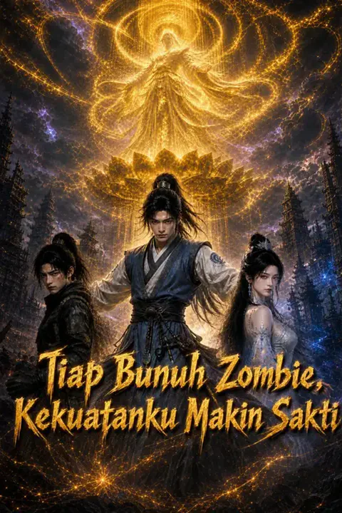 Poster Tiap Bunuh Zombie, Kekuatanku Makin Sakti