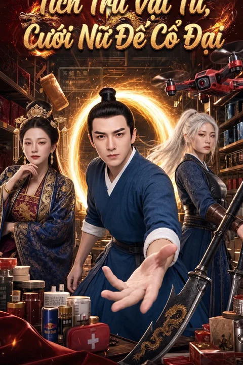 Poster Tích Trữ Vật Tư, Cưới Nữ Đế Cổ Đại