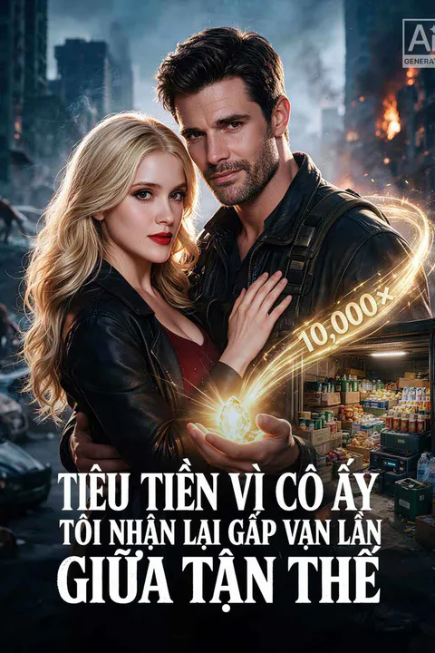 Poster Tiêu tiền vì cô ấy tôi nhận lại gấp vạn lần giữa tận thế