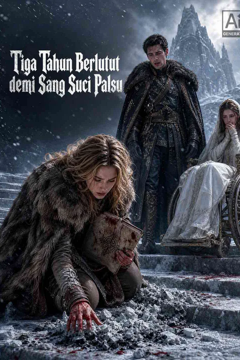 Poster Tiga Tahun Berlutut demi Sang Suci Palsu