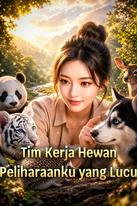 Poster Tim Kerja Hewan Peliharaanku yang Lucu