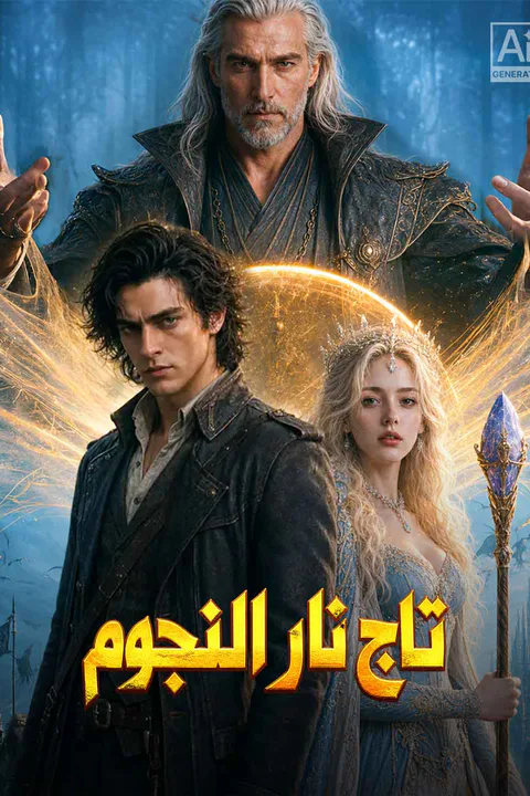 ملصق تاج نار النجوم
