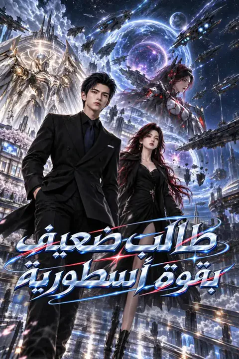 ملصق طالب ضعيف بقوة أسطورية