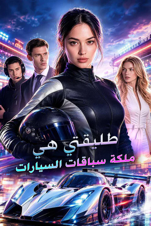 ملصق طليقتي هي ملكة سباقات السيارات