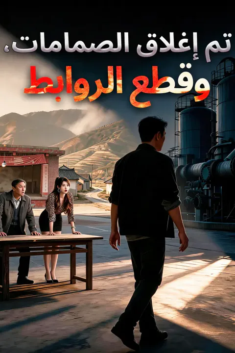 ملصق تم إغلاق الصمامات، وقطع الروابط